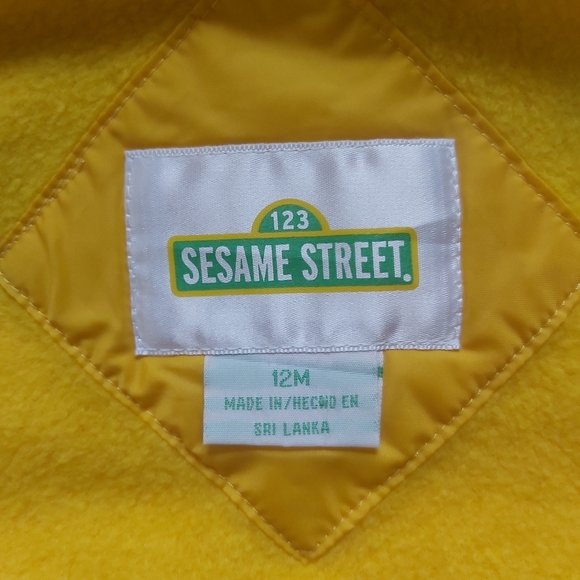 Sesame Street Fall Winter Coat Size 12 Months - Picture 10 of 16